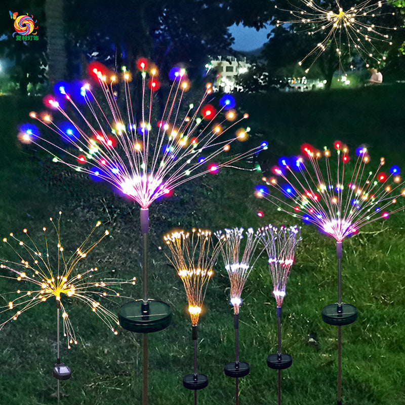 Solar LED Firework Garden Lights
