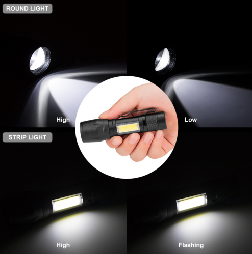 Mini USB Rechargeable Flashlight
