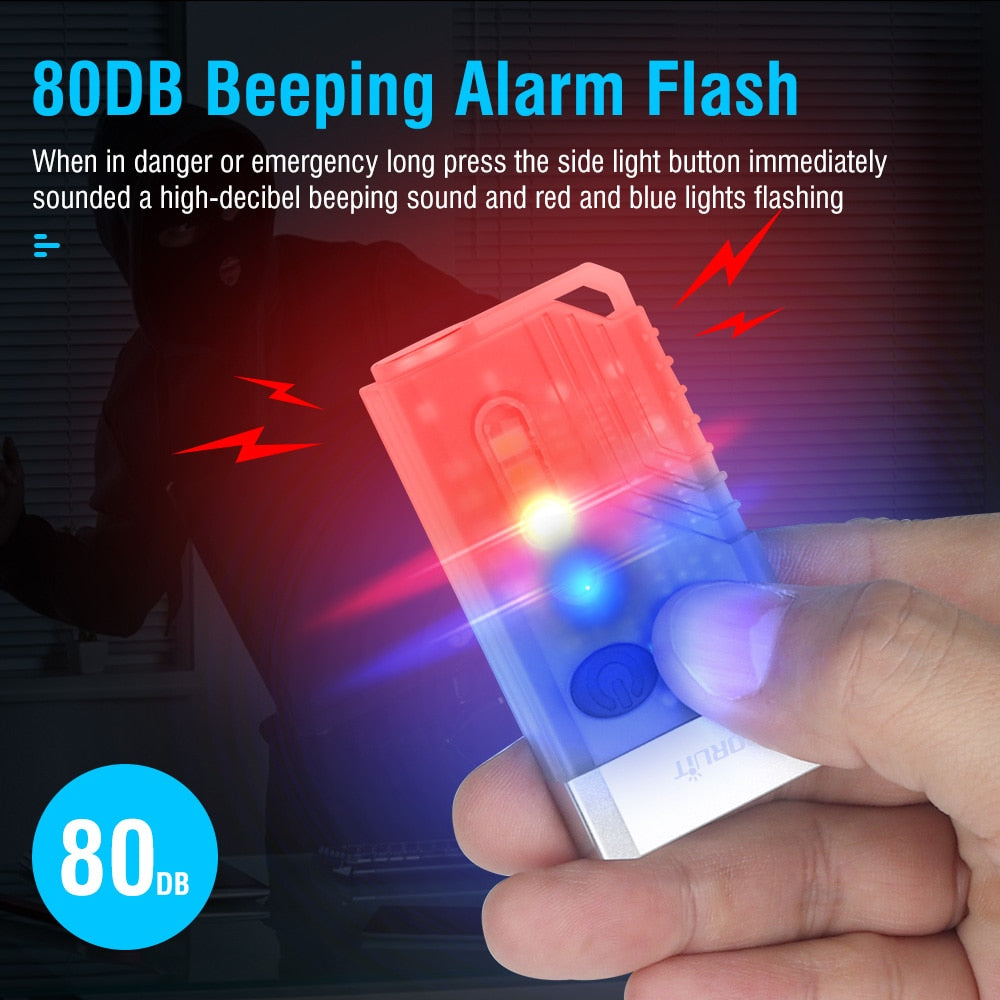 Compact LED Keychain Flashlight - Powerful and Portable