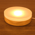 Wooden Night Light Bedside Acrylic Led - TheOmniHome