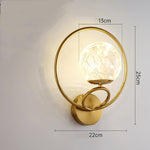 Modern Gold LED Wall Lights - TheOmniHome