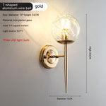 Modern Gold LED Wall Lights - TheOmniHome